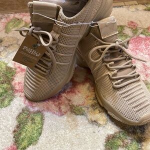 Mad Love Beige Sneakers NWT